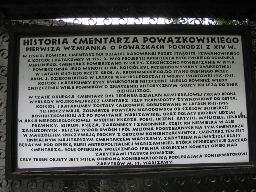 Zwiedzaliśmy Cmentarz Stare Powązki